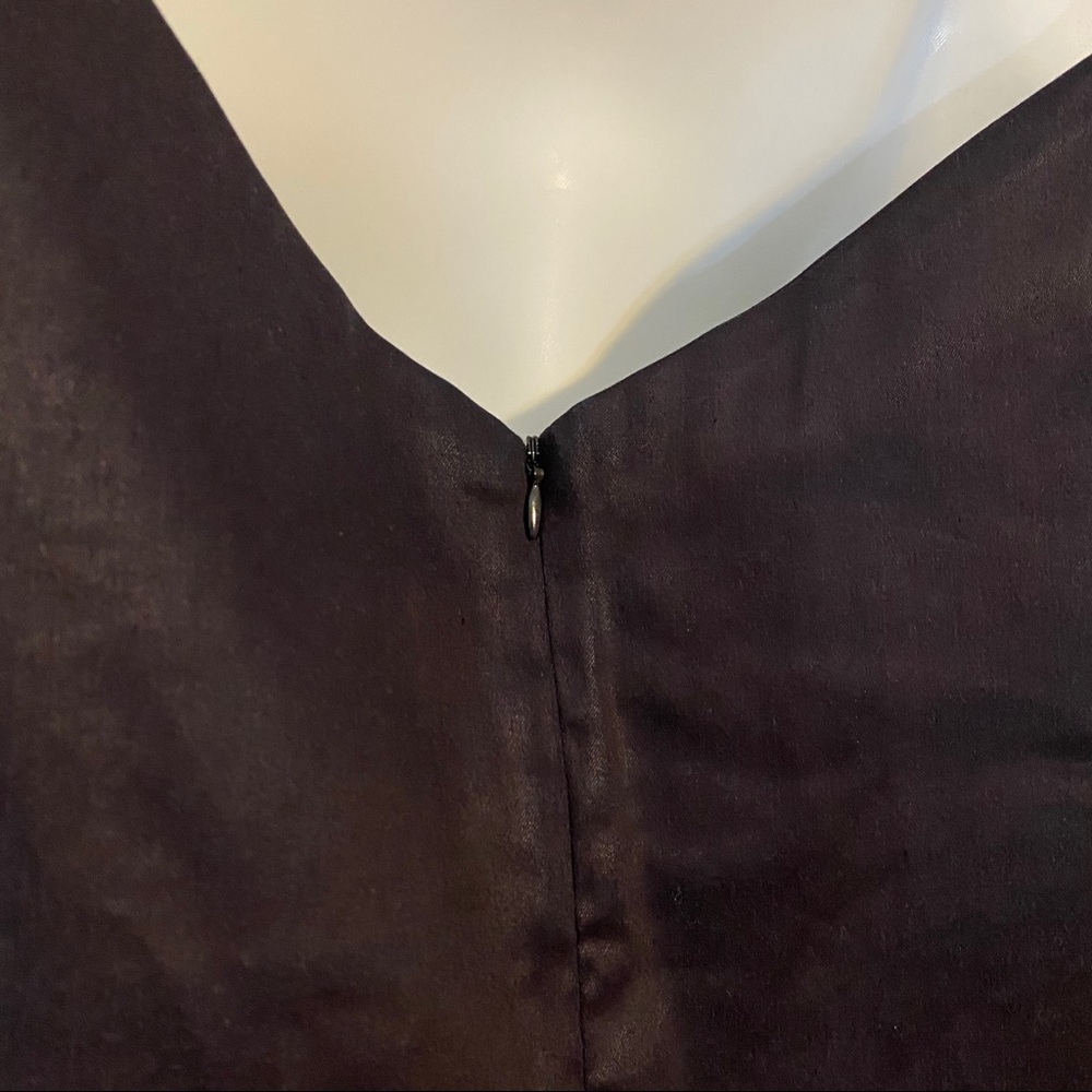 Toit Volant Sleeveless Mini Dress Black Sz M - Picture 4 of 9
